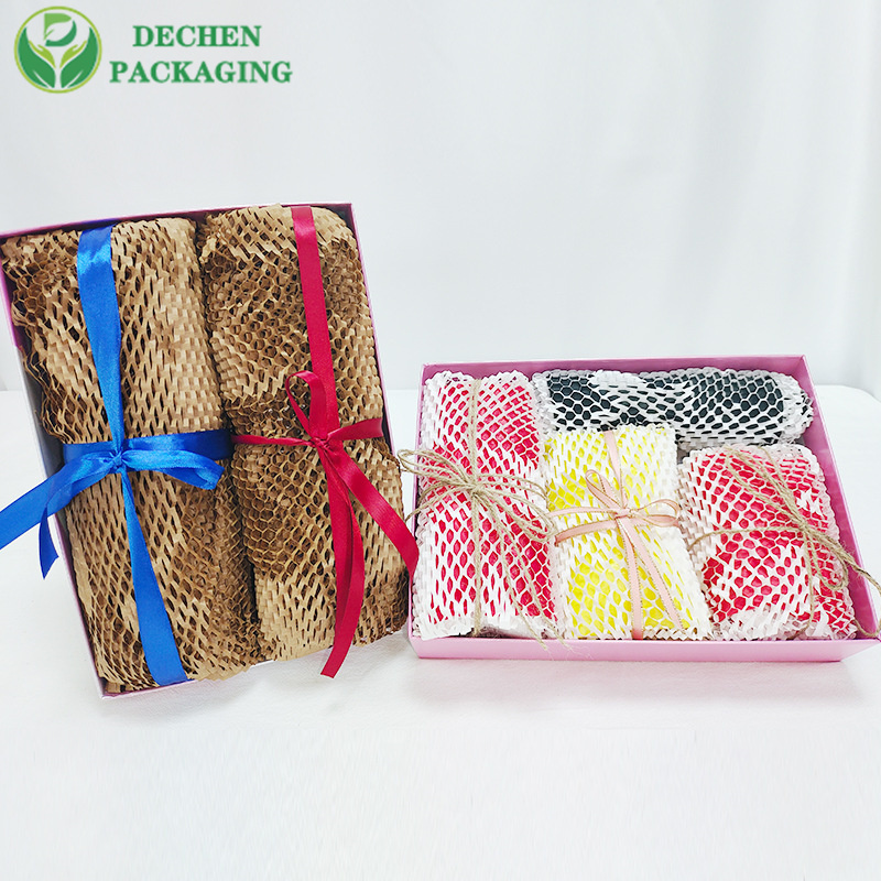 Papel de panal blanco para botellas de embalaje de panal de papel